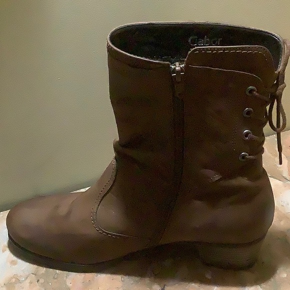 Gabor Leather Ankle Boot - Picture 3 of 9